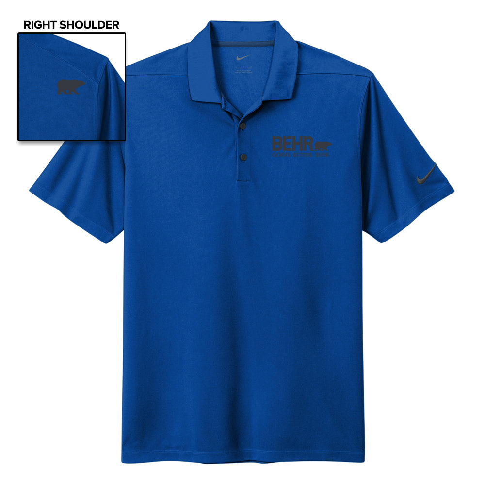 Work Wear Mens Polo Nike Gym Blue