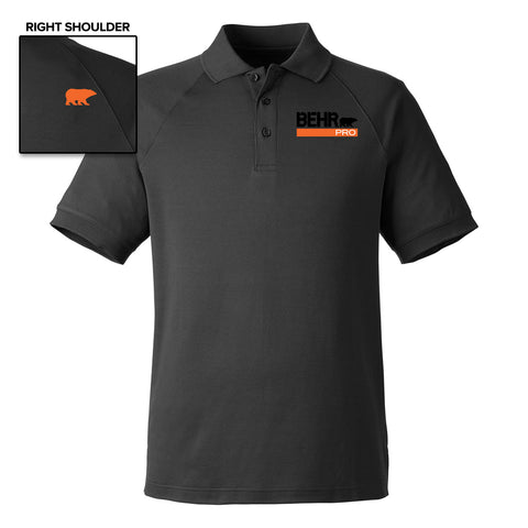 Work Wear Pro Mens Polo Harriton Black
