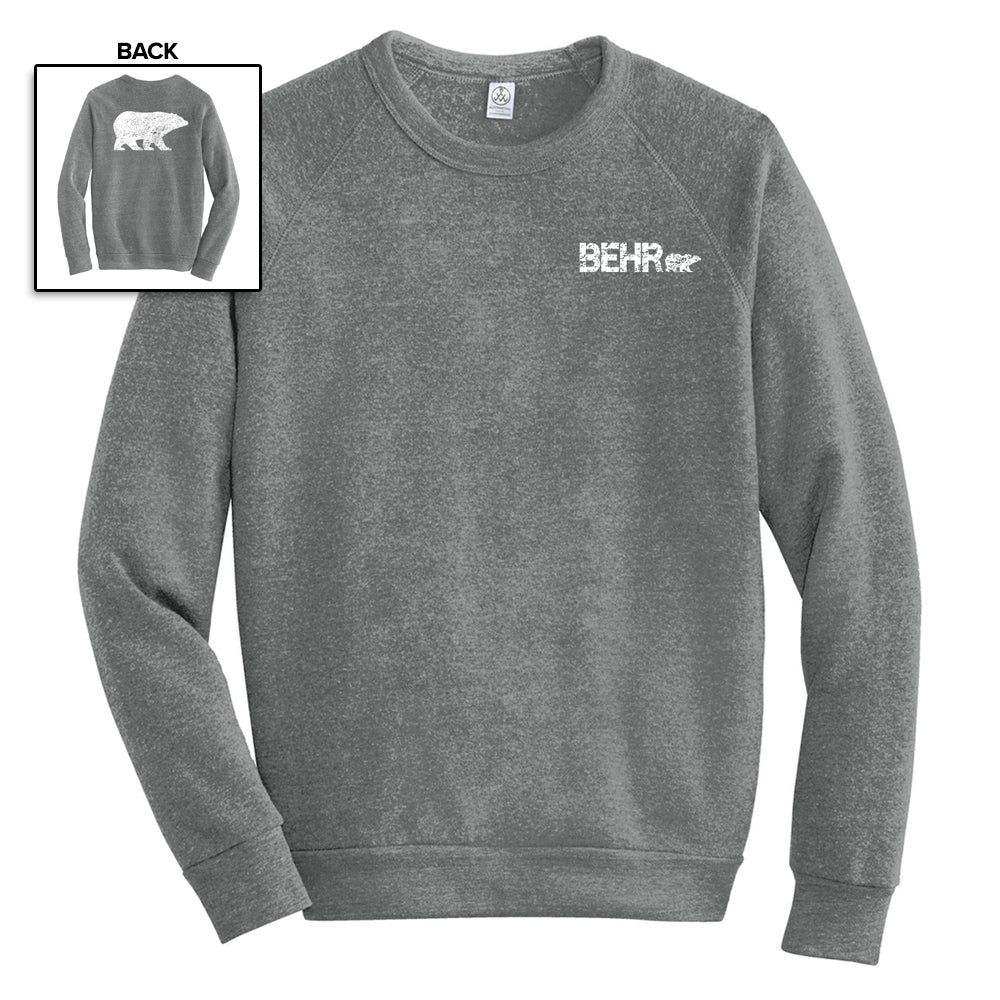 Sweatshirt Crew Neck Unisex Eco Gray