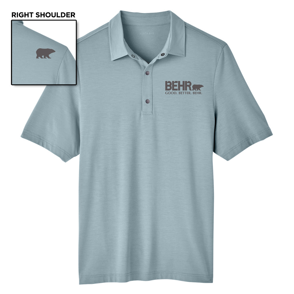 Work Wear Mens Polo Opal Blue