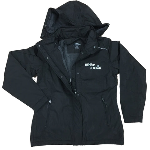 Jacket Fleece Lined Ladies Black