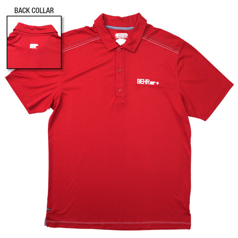 Work Wear Mens Polo Vintage Red